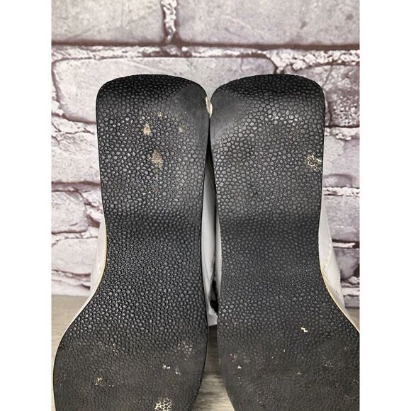 Bagnoli & Bonifacio Ivory Leather Strap Wedge Sandals Women Sz 40EU/9.5M US - Picture 13 of 16